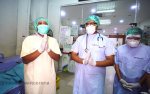 Dokter RSUD Menangis Terima Bantuan Donasi #BatamLawanCorona