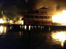 BREAKINGNEWS! Jago Merah Mengamuk di Kota Apung Sedanau Natuna