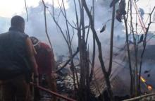 Diwarnai Ledakan, Rumah Warga Kijang Ludes Dilalap Si Jago Merah
