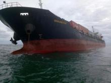 Kapal Kargo MV Sriwijaya Raya Bocor di Perairan Lingga