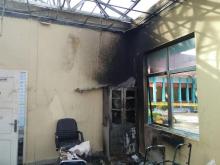 Penampakan Kantor Pelabuhan Roro Lingga Ludes Dilalap Api