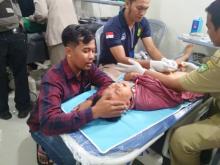 Antusias Warga Ikuti Pengobatan Gratis Polda Kepri