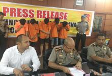 Penjahat Kambuhan, 5 Perampok Indomaret di Lubukbaja Dibekuk