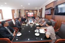 Pejabat Polis Johor Sambangi Mapolda Kepri Bahas Kejahatan Lintas Negara