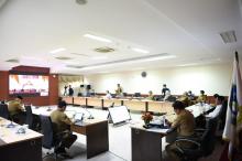 Covid-19 di Kepri Bertambah, Isdianto Video Confrence dengan Jokowi