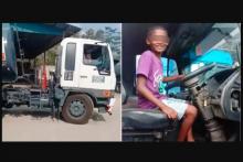 Bocah 9 Tahun Piawai Kemudikan Truk Trailer, Ortunya Dicari Polisi