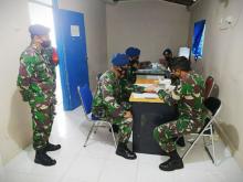 Personel TNI AU di Natuna Ikuti Rapid Test Massal