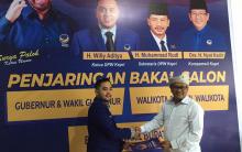 Paparkan Visi Misi, Yuhendri Kembalikan Berkas ke Nasdem dan Golkar 