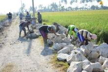 Cegah Pengangguran, Program Padat Karya Kemen-PUPR Sampai ke Lingga