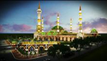 Masjid Sultan Riayat Miliki Kubah Utama Terbesar di Indonesia