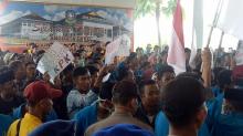 Mahasiswa Tanjungpinang Demo Tolak Revisi UU KPK