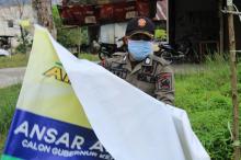 Tak Tertib, 909 Baliho dan Spanduk Kampanye di Bintan Dicopot Bawaslu
