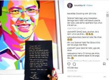 Ahok Tuliskan Selamat Natal dari Mako Brimob, Warganet Terharu