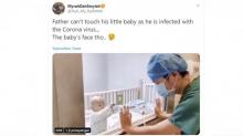 Kisah Pilu Bayi 9 Bulan Terkena Virus Corona Minta Peluk Sang Ayah