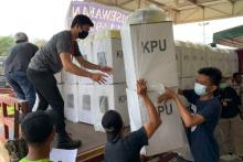 Cek Distribusi Logistik, Wako Rudi Ingin Pilkada 9 Desember Sukses