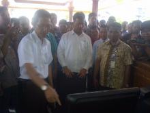 Rudi Luncurkan Cetak e-KTP di Lubuk Baja, 2 Menit Bisa Selesai