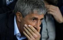 Resmi! Barca Pecat Quique Setien