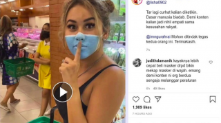 Bule Nyebelin! Disuruh Pakai Masker Malah Ngeledek