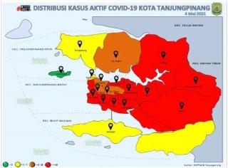 Kasus Meroket, Berikut Sebaran Corona di Tanjungpinang