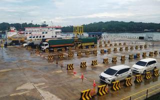 Sepinya Pelabuhan ASDP Punggur, Kapal Roro Hanya Seberangkan 1 Truk