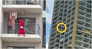 Bikin Konten Video, Wanita Bergaun Merah Terjatuh dari Lantai 25 Kondominium