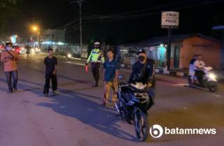 Banyak Kendaraan Knalpot Racing Terjaring Razia Malam Takbiran di Karimun