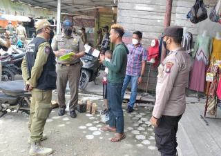 Belasan Warga Natuna Terjaring Razia Masker