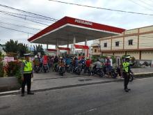 Antrean Panjang Kendaraan di SPBU Meranti, Ini Penyebabnya