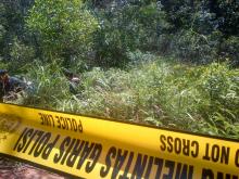 Foto-foto Penemuan Mayat di Tepi Jalan Sei Temiang