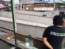 Bruuuuk, Tiga Rumah Panggung di Pelantar Bulang Linggi Tiba-tiba Roboh