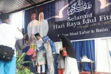 Open House Walikota Batam, Warga Rela Hujan-hujanan