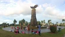 Tugu Elang Terkesan Tak Terawat, Pengelola: Setiap Hari Dibersihkan