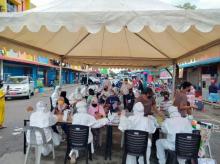 Hasil Rapid Test di Pasar Mega Legenda, Lima Orang Jalani Tes Swab