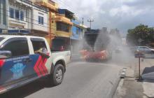 Penyemprotan Disinfektan Kembali Digalakkan di Tanjungpinang dan Karimun
