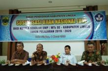 Jumlah SMP/MTs di Lingga Laksanakan UNBK TA 2019/2020 Meningkat