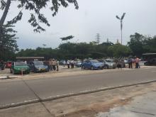 Taksi Pangkalan Setop Taksi Online di Harbour Bay, Driver Kerahkan Teman-teman