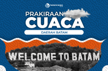 BMKG Prediksi Hujan Disertai Angin Kencang Guyur Batam