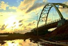 Pembangunan Jembatan Kuning Sani-Nurdin di Karimun Mangkrak, Apa Kendalanya?