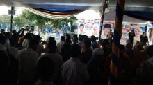Hujan Bikin Partisipan Deklarasi INSANI Padati Tenda untuk Berteduh