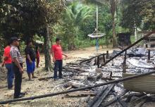 Begini Penampakan Rumah Nenek Ropiah Usai Dibakar Anak Kandungnya