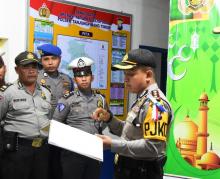 Kapolres Cek Kesiapan Pos Pengamanan Lebaran