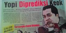 Diberitakan akan Keok di Pilkada Inhu, Bupati Yopi Arianto Tampar Wartawan 