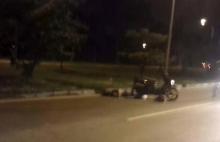 [BREAKINGNEWS] Duh Teganya, Korban Kecelakaan Dibiarkan Tergelak di Jalan Raya Sukajadi 