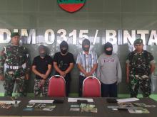 Telusuri Peredaran Narkoba di Tanjungpinang, Kodim 0315 Tangkap Empat Orang
