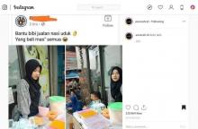 Gadis Cantik Penjual Nasi Uduk Ini Bikin Dagangan Laris Manis