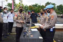 Propam Polres Tanjungpinang Cek Personel, Senjata Hingga Kendaraan Diperiksa