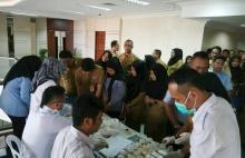 Ratusan Pegawai Pemko Batam Jalani Tes Urine