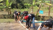   Komunitas Motor Rx King  Ikut Membantu Program TMMD