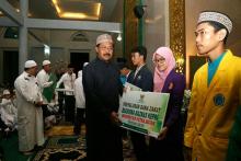 Subuh Akbar di Dompak, Nurdin: Generasi Muda Jangan Jadi Penyebar Hoax