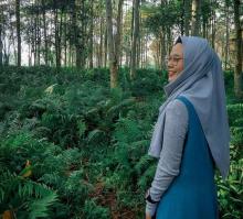 Foto-foto Hijaber Traveler, Novia Barus Korban Kapal Tenggelam Danau Toba
